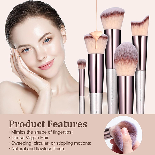 18 Pcs Makeup Brush Set With Case 18 Pcs Makeup Brush Set With Case