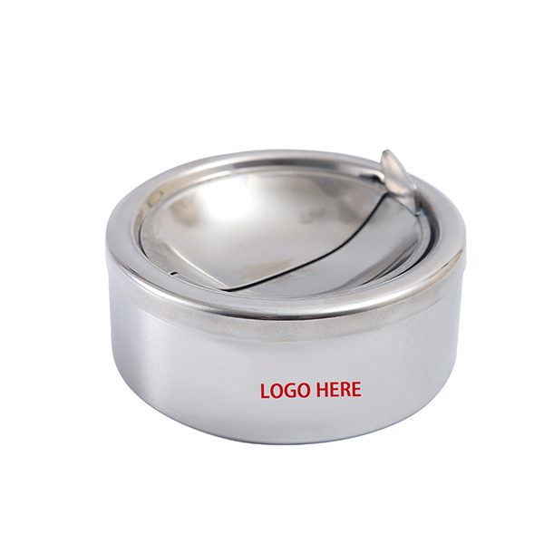 Flip Top Stainless Steel Ash Tray Flip Top Stainless Steel Ash Tray