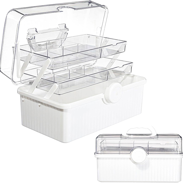 Multifunctional Plastic Sewing Tool Box with Handle Multifunctional Plastic Sewing Tool Box with Handle
